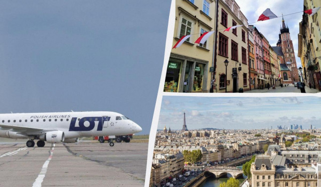 Польська LOT анонсувала щоденні рейси з Кракова до Парижа
