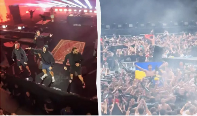 На концерті Макса Коржа у Варшаві виник скандал через прапор УПА 
