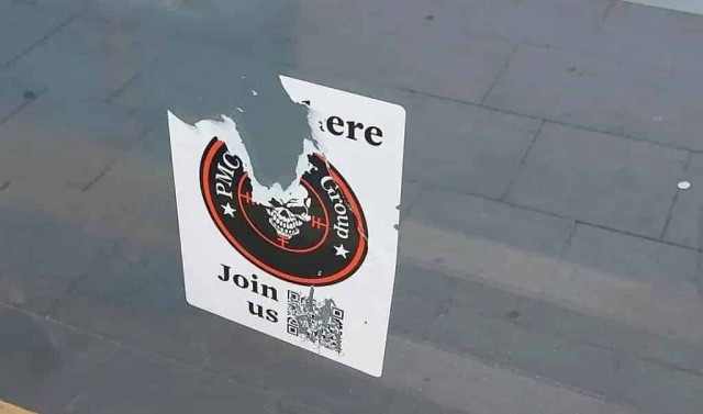 У Польщі з'явилися таємничі наліпки із символікою 