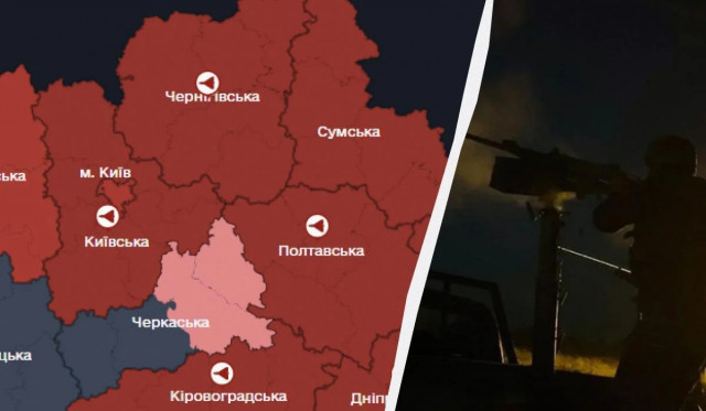 Україна під ударом дронів, у Києві лунають вибухи
