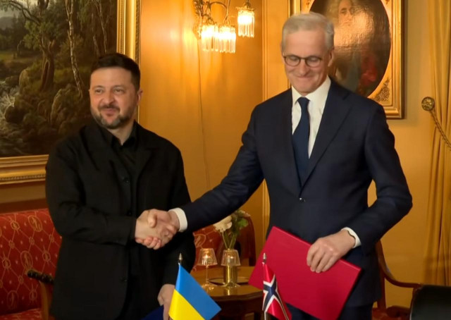 Зеленський та прем'єр Норвегії підписали декларацію про оборонне партнерство