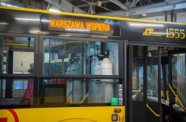 В Варшаве появились автобусы для перевозки пациентов с COVID-19 