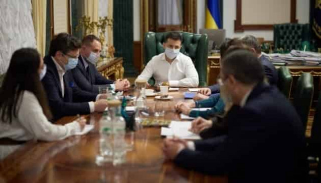 Zelensky meets with representatives of Ukrainian delegation to PACE