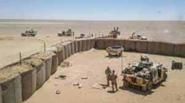 Военная база США в Сирии подверглась ракетному обстрелу
