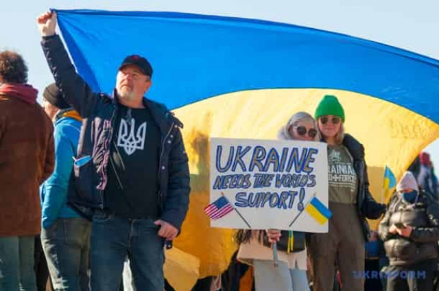 В Вашингтоне провели митинг в поддержку Украины