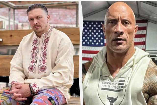 Олександр Усик зніметься у голлівудському фільмі разом з Двейном Джонсоном
