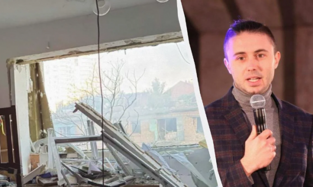 Російська ракета у Києві вночі рознесла квартиру співака Тараса Тополі (фото, відео)
