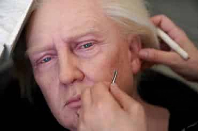 In China, a Trump wax statue maker laments virus impact