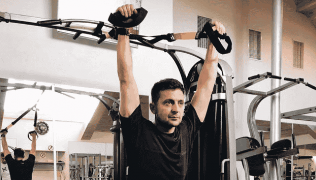 Zelensky shares photo from his morning workout
