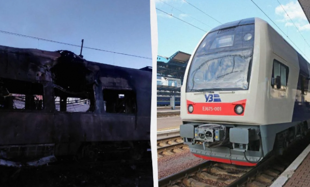 Удар РФ по цивільному поїзду 