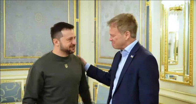 Зеленський вперше зустрівся з новим міністром оборони Британії: про що говорили
